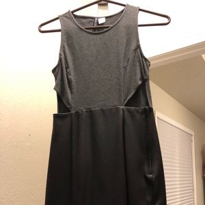 H&M Faux leather dress with Midi side cut-outs